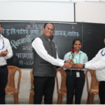Felicitation of Rector of Students’ Council (Prof.K.R.Bhoir) by the President of Students’ Council ( Dr.BapusahebD.Bhakare )