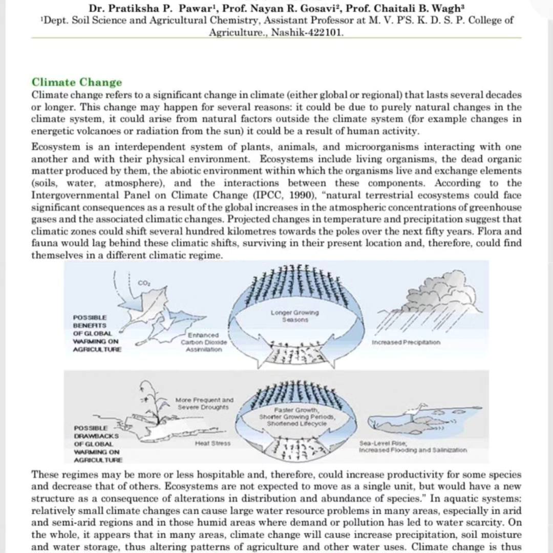 Dr. Pratiksha Pawar, Prof. Chaitali Wagh and Prof. Nayan Gosavi’s Article on E-Newaletter